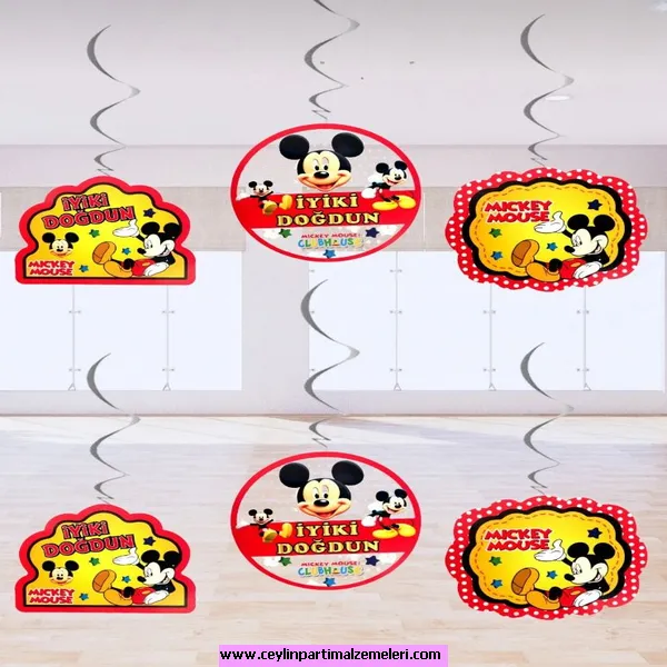Mickey Mause Temalı Tavan Sarkat